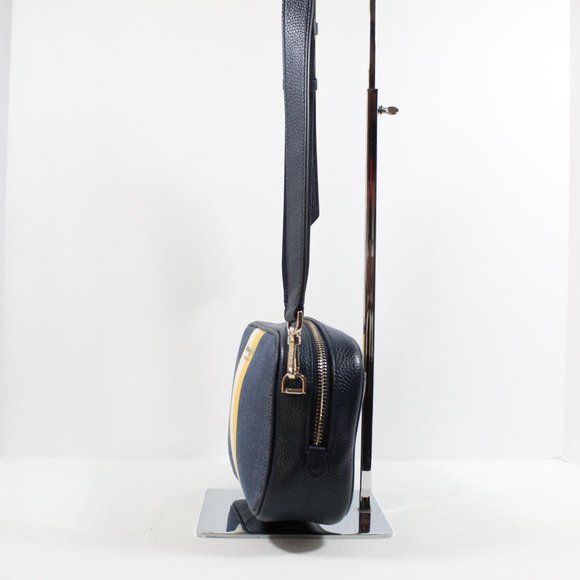 Kate Spade Astrid Stripe Medium Crossbody - Blue/Yellow - Picture 2 of 10